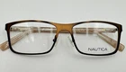 Nautica N7237 210 53-15-140 Brown Full Rim Plastic Eyeglasses Frame Pre-owned. Price: $39.00.