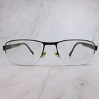 Sport By Gargoyles Xl 60 19 145 Blk Black Green Semi Rimless Eyeglass Frames Pre-owned. Price: $29.99.