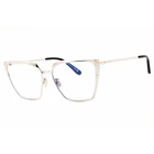 Tom Ford Unisex Eyeglasses Cat Shape Metal Full Rim Frame FT5945-B 016 New. Price: $122.39.