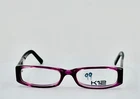 New K12 KA4067 Purple Womens Rectangle Full Rim Eyeglasses 46-16-130 B:23. Price: $12.99.