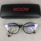 Woow Eyewear Stand Out 2 Eyeglass Frames Color 100 Black Size 50-18-140 In Case Pre-owned. Price: $47.45.