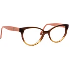 Prada Eyeglasses Vpr 01U-F VX5-1O1 Brown Pink Gradient Cat Italy 52 17 140 New. Price: $199.99.