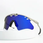 Oakley Mag X-metal Silver / Blue Lenses New. Price: $129.00.