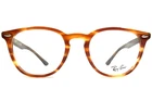 Ray-ban Eyeglasses Frame RB7159 5799 Striped Brown Horn Blue Full Rim 50-20-145 New. Price: $83.80.