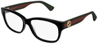 Gucci GG0278O 011 Rectangular Square Black Demo Lens 55 Mm Eyeglasses New. Price: $199.00.