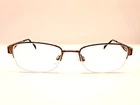 Elle 13430 Brown/half Rim, Frame Only 50-19-135 9/B3 Pre-owned. Price: $21.59.