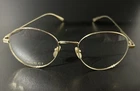 Gucci GG03370 Metal Gold 001 Round Retro Unisex Eyeglasses 51MM GG0337O Optical New. Price: $400.00.