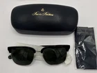 Brooks Brothers Mens BB4021 Black / Green Lens 53-18-145 Square Sunglasses Nib New. Price: $49.99.