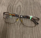 Hackett London HEK1204 91 Gunmetal Tortoise Rectangular Eyeglasses Frames Only Pre-owned. Price: $33.99.