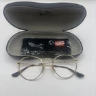 Ray-ban RX3447V 001 50-21 Metal Round Eyeglass Frames New. Price: $64.49.