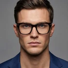 Tom Ford Eyeglasses FT5886-B 052 Men Brown Havana Square Frames 50MM New. Price: $295.52.