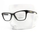 Versace Eyeglasses 3316 GB1 Polished Black 53-18-145 No Case New. Price: $98.50.
