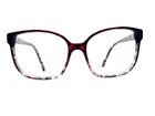 Anne Klein Purple Tortoise Oversize Cat Eye Glasses AK7061 603 Merlot 55 135 Pre-owned. Price: $44.00.