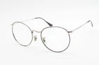 Ray-ban Rb 3447-V Round Metal 2861 Black Silver Authentic Eyeglasses 50-21 Pre-owned. Price: $59.40.