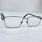 Gucci Eyeglasses Frames GG1291O 001 Black Silver Rectangle Wire Rim 55-17-145 Pre-owned. Price: $149.00.