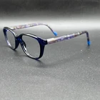 Enhance 4051 Eyeglasses Frame Dark Cobalt Flex 51-17-140 Used Pre-owned. Price: $29.00.