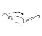 Vogue Eyeglasses Frames VO3929-BI 548 Silver Half Rim Crystals 51-18-135 New. Price: $69.93.