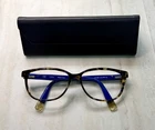 Furla VFU169K 0744 Cat-eye Eyeglass Frames Only Brown Tortoise & Blue 54-15-140 Pre-owned. Price: $43.95.
