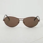 Tory Burch Sunglasses Womens Brown Tinted Oval Metal Frame 59MM 104/73 TY6002 Pre-owned. Price: $39.99.