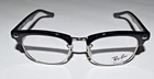 Ray-ban Small Black Silver Rx RB1548 3542 Optical Junior 45-16-125 Eyeglasses New. Price: $45.00.