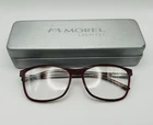 Morel Lightec 7672L RT043 Eyeglasses Frames 54-16-135 Pre-owned. Price: $24.00.