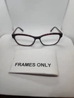 Banana Republic Nora DH6 Eyeglass Frames 52 15-135 Plum Tortoise, Spring Hinges Pre-owned. Price: $12.95.