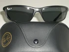 Ban RB4034 PS17 Maatte Black Grayish Tone Polarized Predator Wrap Sunglasses Pre-owned. Price: $412.49.