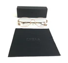 Furla Eyeglasses Frames VFU588 COL.02AM Pink Gold Butterfly Wire Rim 53-16-135 New. Price: $99.99.