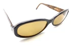 Jean Lafont 905 Brown White Oval Slim Eyeglasses Frames France Designer Women Pre-owned. Price: $79.99.