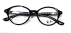 Ray Ban RB5257 2034 Glossy Black Round Eyeglasses 47-18 140 New. Price: $76.49.