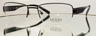 Guess GU1718 Blk Eyeglasses Satin Black New Metal 53-18-140 Semi-rimless. Price: $89.00.