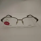 Safilo Emozioni EM4365 Eyeglass Frames Brown Stainless Steel Italy 53-17-135 New. Price: $38.05.