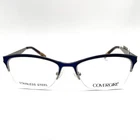 Cover Girl Cg 0543 091 Cat Semi Rim Eyeglass Frames Matte Blue -15-140 New. Price: $49.95.