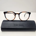 Warby Parker Gillian M238 Tortoiseshell Full Rim Eyeglass Frame 52 20 145 Mm Pre-owned. Price: $50.00.