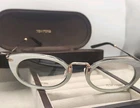 Tom Ford TF5257 028 Real Horn Eyeglasses 50 22 Ivory Rose Gold Italy Case New. Price: $197.00.