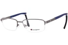 Champion Triad C03 Eyeglasses Men's Matte Gunmetal Semi Rim Rectangle Shape 59MM New. Price: $99.95.