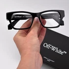 Off-white Women Eyeglasses Black Square OERJ07E Style 1000 New Authentic. Price: $191.21.