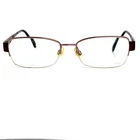 Elle EL18796 Color-re 53-17-135 Red Wine Metal Half Rim Eyeglasses Frame H19320 Pre-owned. Price: $32.58.