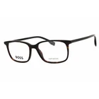Hugo Boss Men's Eyeglasses Havana Acetate Rectangular Shape Frame 1681 0086 New. Price: $52.79.