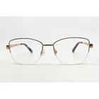 Bebe BB5232 Rose Gold Half Rim Eyeglasses Frame Women 51-16-135 Pre-owned. Price: $39.99.