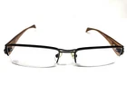 Mikli Eyeglasses Frame Ml 0914 0042 56-18-135 Brown Flex Hinge Half Rim CX88 Pre-owned. Price: $42.84.
