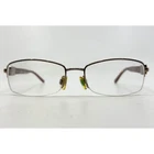 Burberry B1146 1016 52-17-135 Brown Half Rim Eyeglasses Frames Made In Italy Pre-owned. Price: $39.99.