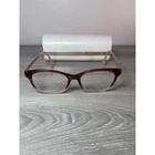 Jimmy Choo JC202 Burgundy Gradient Cat Eyeglasses Crystal Rose Gold Italy Pre-owned. Price: $75.00.