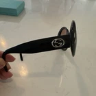 Gucci Gg 2401/N/S 807 Women Round Sunglasses Black Frame Brown Tinted Pre-owned. Price: $100.00.