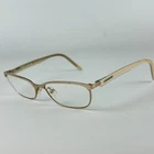Lacoste L2145 714 Women's Eyeglasses Frame Gold Metal Half Rim 52-15-135 Mm Pre-owned. Price: $29.99.