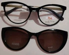 B.e Bio Eyes Wren Eyeglasses Frames Magnetic Sunglasses Clip-on $97 Msrp New. Price: $23.99.