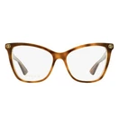 Gucci Emblem Butterfly Eyeglasses GG1817O 004 Havana/clear 55MM New. Price: $119.00.