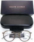 Polo Ralph Lauren 2188 5697 Shiny Beige /silver Eyeglasses 50-21-145 New. Price: $63.00.