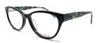Cinzia CIN-5066 C3 52/16/140 Black Jade Demi New Authentic Eyeglasses. Price: $29.95.