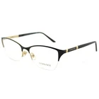 Versace Women's VE1218 1342 53MM Black/gold Eyeglasses New. Price: $100.99.